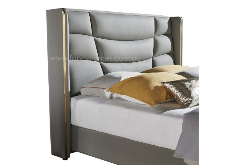 Buy Etan Italian Leather Bed Frame Leather Beds Online Fancy Homes