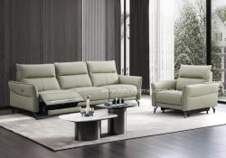 Noble Contemporary Recliner Leather Sofa