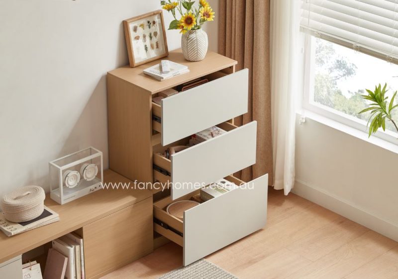 Harriet 3 Drawer Storage Sideboard Cabinet With Drawers. Versatile Design for Dining Room, Living Room Or Bedroom