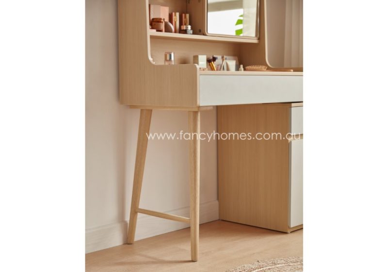 Fancy Homes Harriet Dressing Table With Mirror Features Hardwood Leg